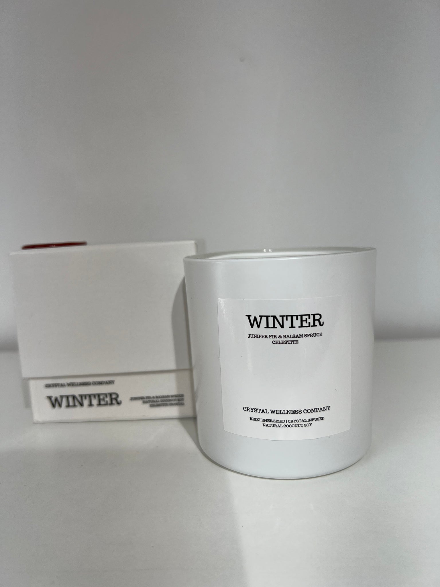 8 oz Winter Crystal Wellness Candle  |  Candle