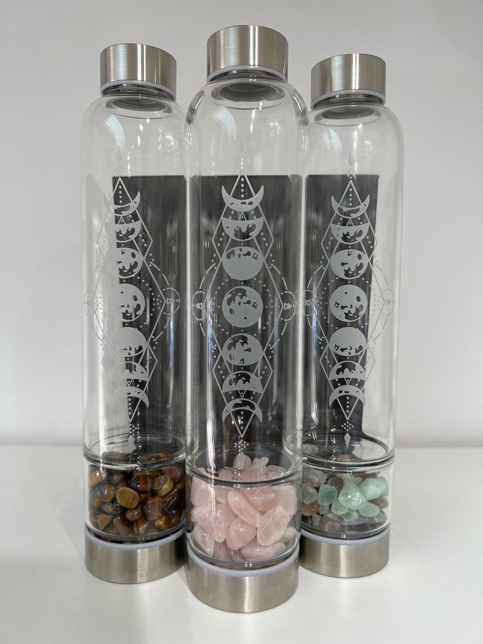 Crystal Infused Water |  Glass Bottle