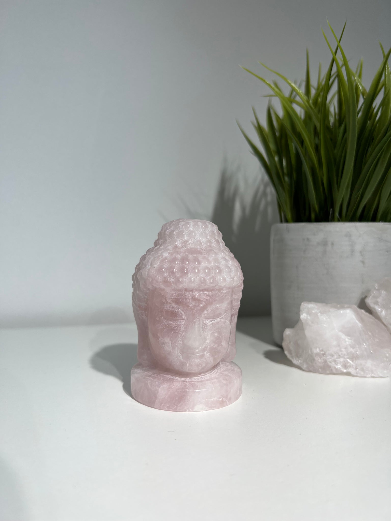 Buddha Head  |  Carved Crystal